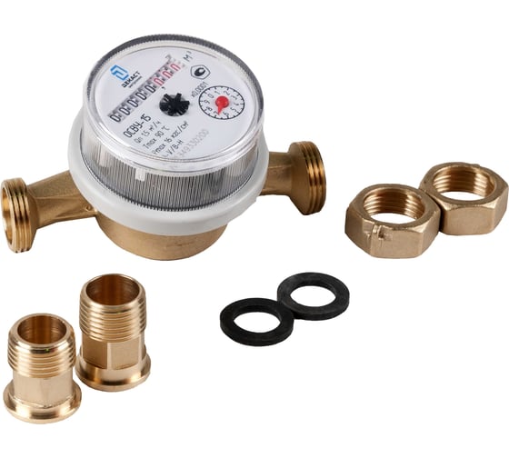 Изображение товара Счетчик воды ДЕКАСТ ОСВУ-15 (110 мм, с кмч с ОК) (13370) 73-15-270