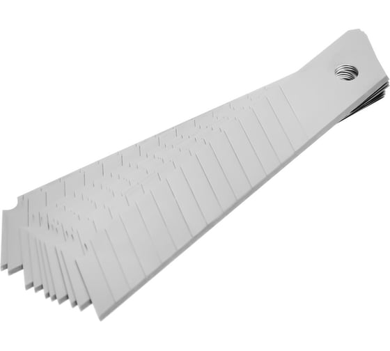 Изображение товара Лезвия для ножей многосегментные, 18 мм, 10 шт ТУНДРА 9209345