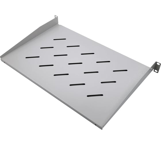 Изображение товара Консольная полка 5Bites для сетевого шкафа d=450 / 483x300x1u / 19" / grey CS202-450G