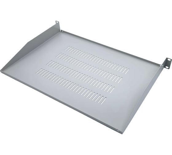 Изображение товара Консольная полка 5Bites для сетевого шкафа d=450 / 483x300x1u / 19” / grey CS203-450G