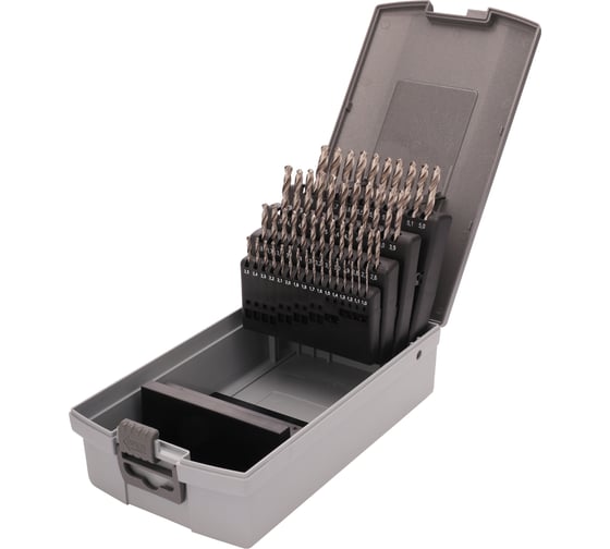 Изображение товара Набор сверл по металлу 1-5.9 мм, HSS-G, DIN338, 50 шт RUKO 214217RO