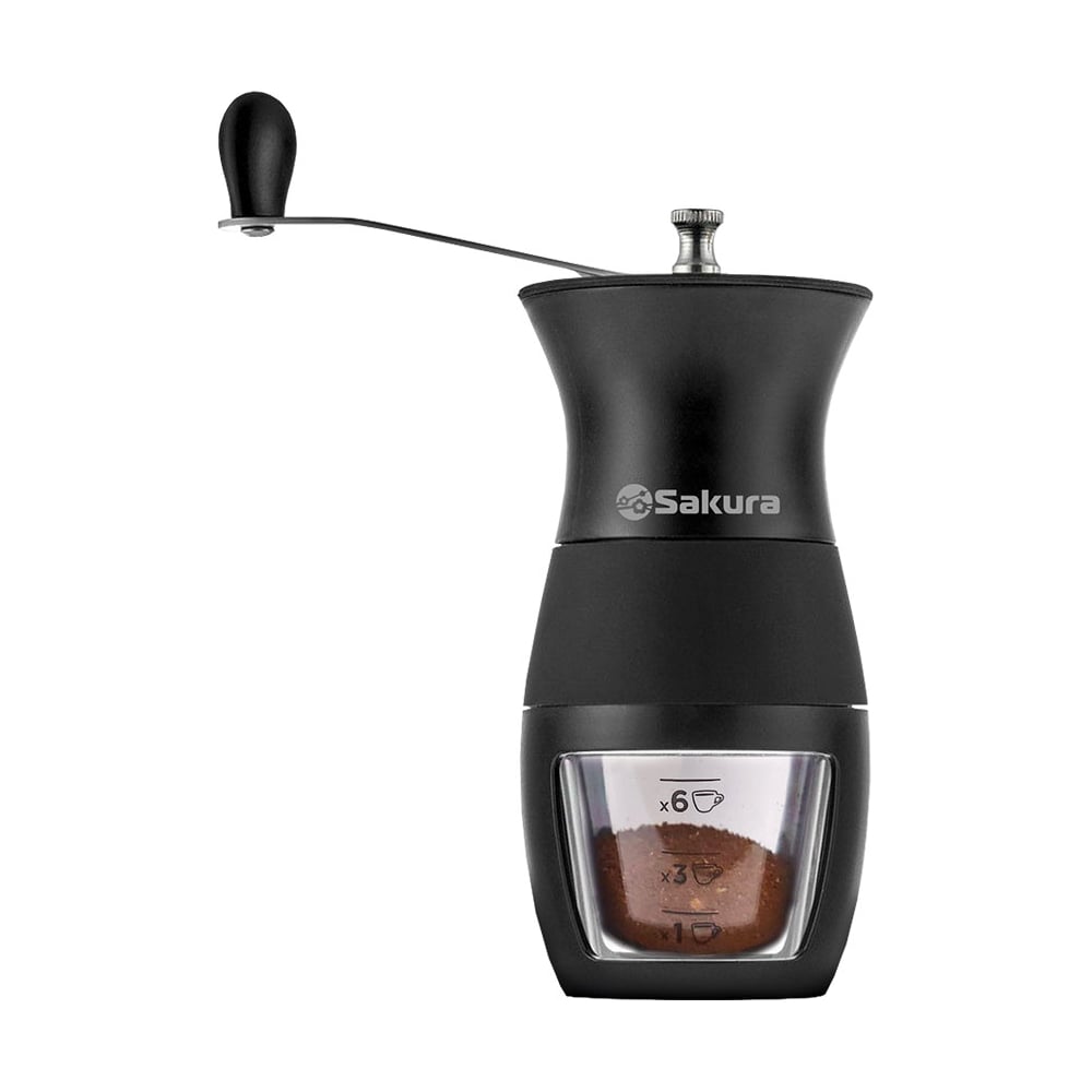 Изображение товара Кофемолка Sakura SA-6159BK механическая РТ-00055299