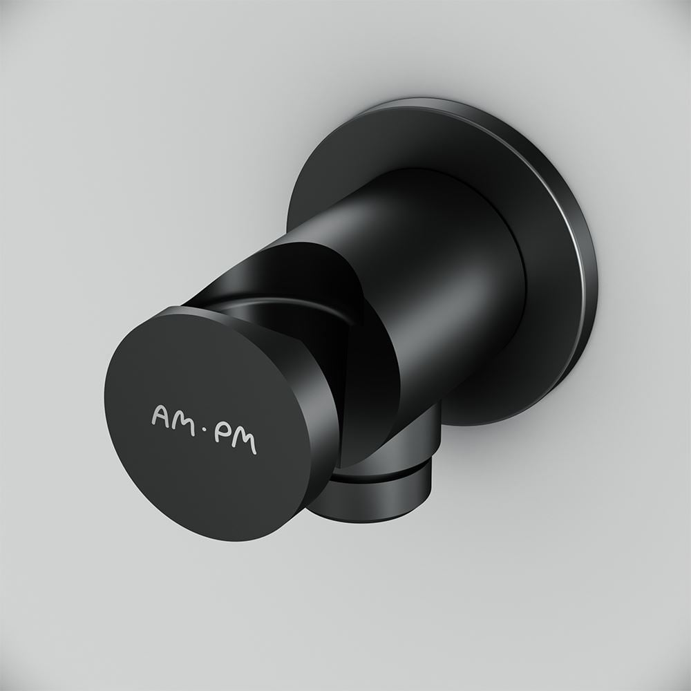 Изображение товара Шланговое подсоединение с держателем AM.PM черный F0602122