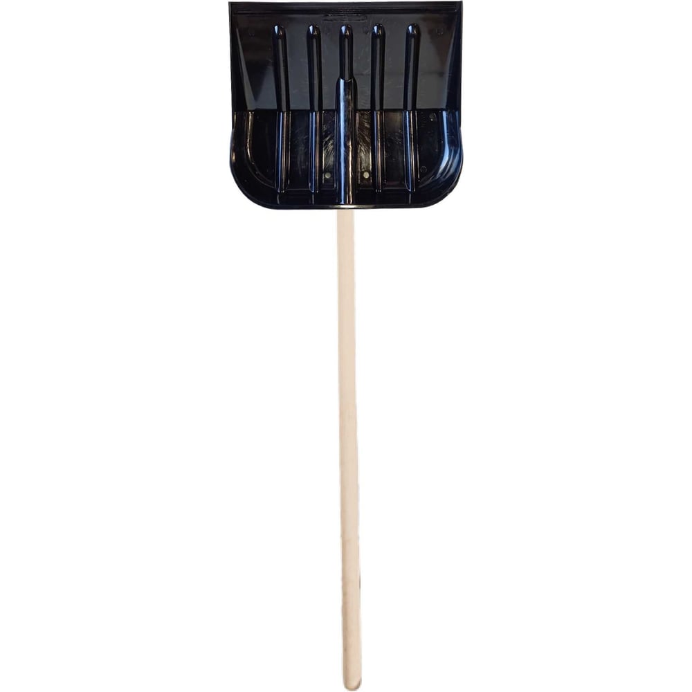 Изображение товара Лопата поликарбонатная с деревянным черенком 1200мм снеговая классическая