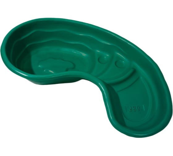 Изображение товара Декоративный пруд ЦентрПласт 280 л пластиковый 180x100x45 см зеленый 14592