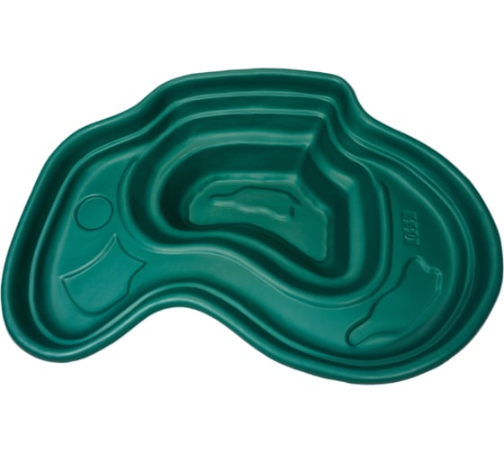 Изображение товара Декоративный пруд ЦентрПласт 440 л пластиковый 205x142x50 см зеленый 14596