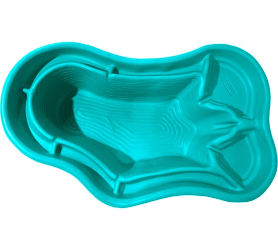 Изображение товара Декоративный пруд ЦентрПласт 600 л пластиковый 198x121x45 см зеленый, 22840