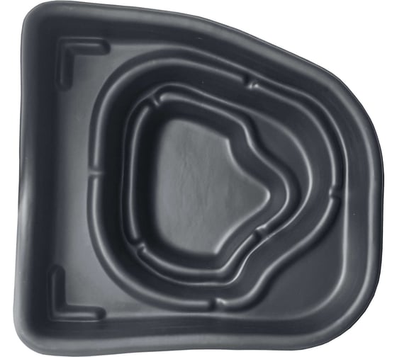 Изображение товара Декоративный пруд ЦентрПласт 180 л пластиковый 100x90x40 см черный 20341