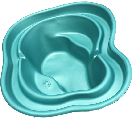 Изображение товара Декоративный пруд ЦентрПласт 700 л пластиковый 184x157x62 см синий 19286