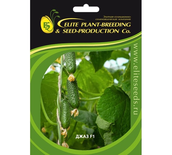 Изображение товара Семена огурца ELITE PLANT-BREEDING & SEED PRODUCTION Co. Джаз f1 20 шт эс мини 1070008558