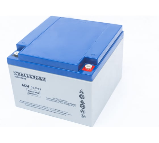Изображение товара Батарея аккумуляторная 12В, 26Ач CHALLENGER AS12-26