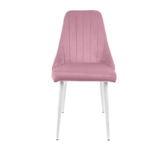 Изображение товара Стул M-GROUP МИЛАН, пудровый, белые ножки 13020154