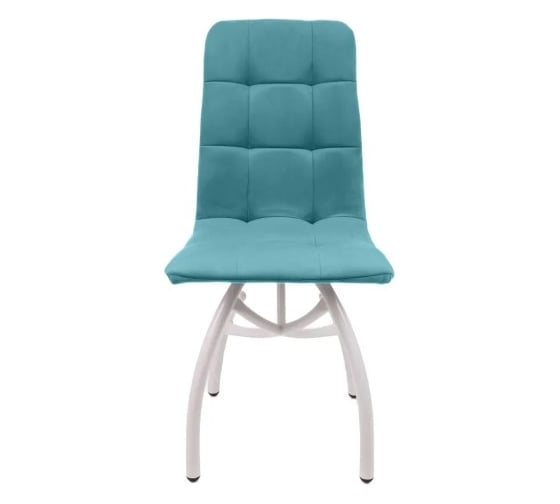 Изображение товара Стул M-GROUP ЛЕОН шарики, аквамарин, белые ножки 13030151