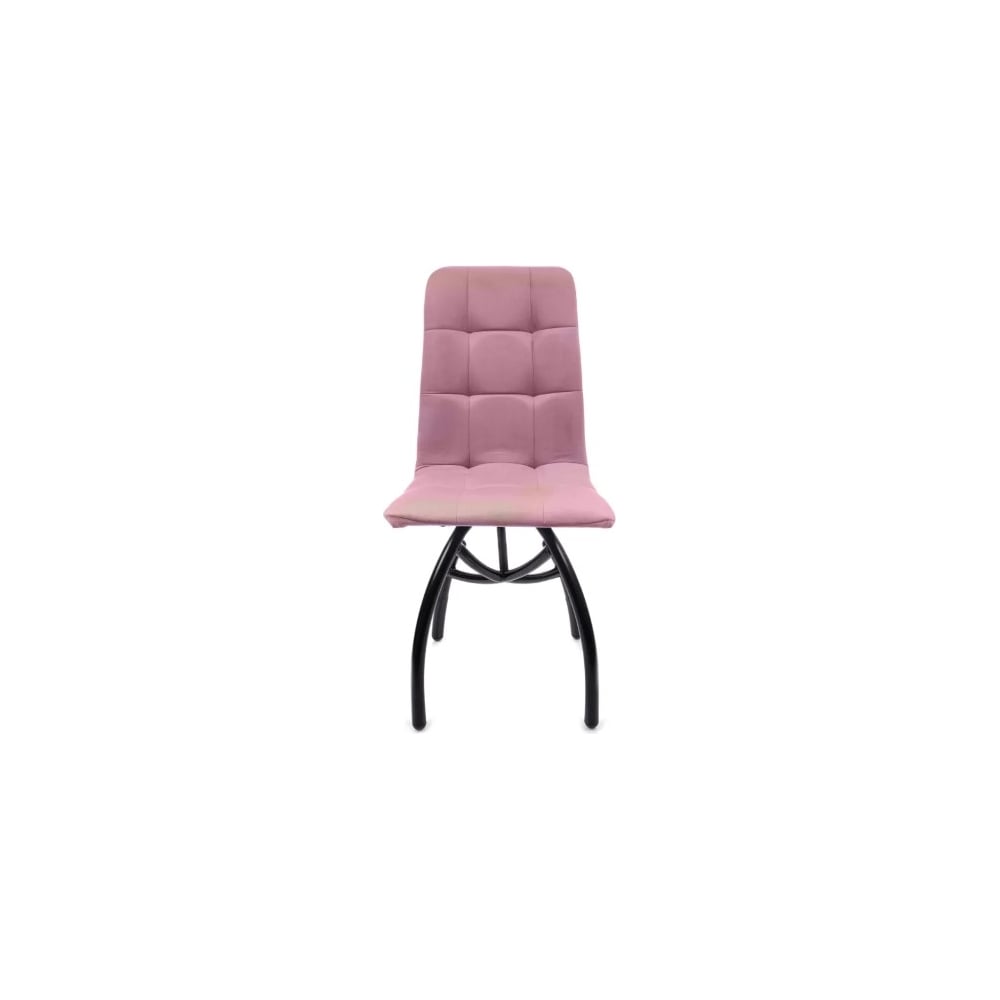 Изображение товара Стул M-GROUP ЛЕОН пудровый с черными ножками