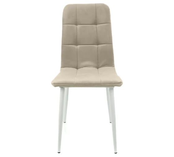 Изображение товара Стул M-GROUP ЛЕОН классика, бежевый, белые ножки 13050152