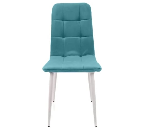 Изображение товара Стул M-GROUP ЛЕОН классика, аквамарин, белые ножки 13050151