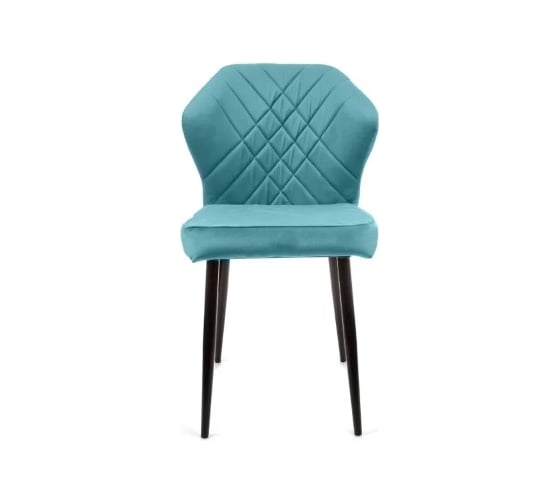 Изображение товара Стул M-GROUP НИЦЦА, аквамарин, чёрные ножки 13010451