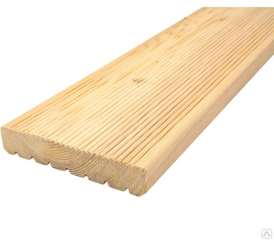 Изображение товара Террасная доска ООО Сибирский лес вельвет, лиственница, 27х142х4000 мм, АВ 4656760333368