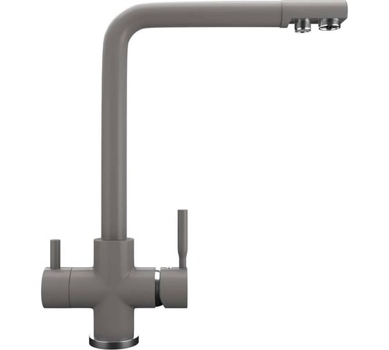 Изображение товара Кухонный смеситель ULGRAN Quartz  темный серый UQ-016-09