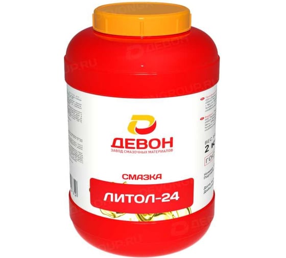 Изображение товара Смазка Devon Девон Литол-24 п/банка 2 кг 338661909