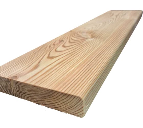 Изображение товара Палубная доска ООО Сибирский лес лиственница, 28х140х3000 мм, АВ 4656760333337
