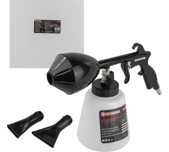 Изображение товара Пневматический пистолет для химчистки а/м Forcekraft емкость 1 л FK-203824A(56758)
