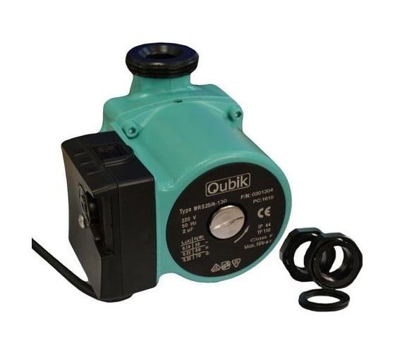 Изображение товара Циркуляционный насос Qubik WRS 25/4 -130мм + гайки 31030