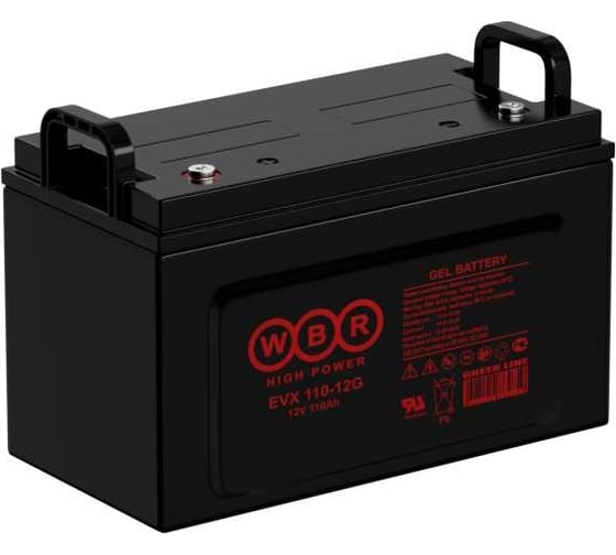 Изображение товара Аккумулятор тяговый WBR EVX110-12G 12В, 110 Ач УТ-00001335