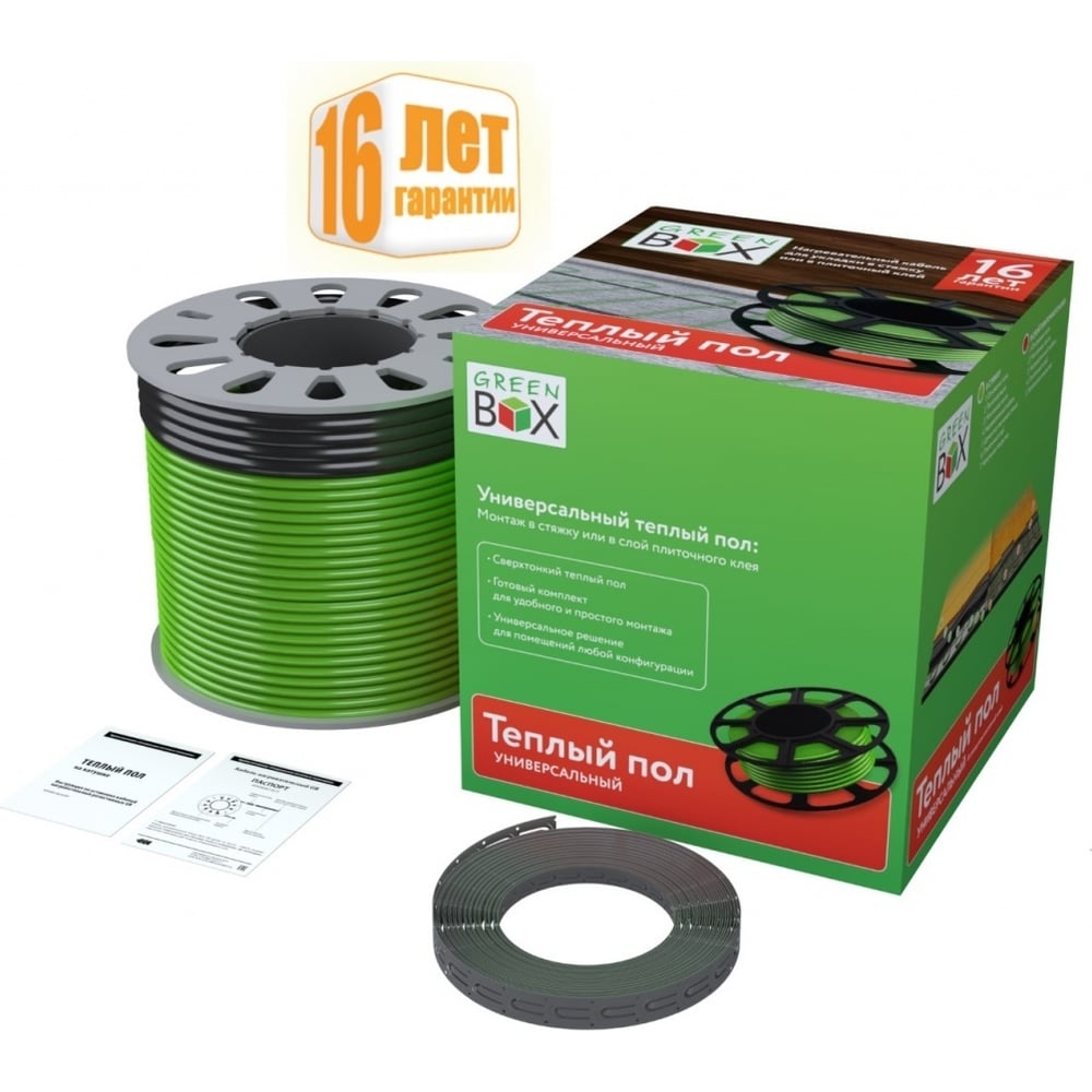 Изображение товара Нагревательный кабель Теплолюкс Green Box 82 м 1000 Вт для пола