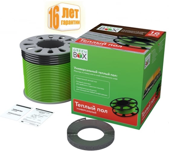 Изображение товара Нагревательный кабель Теплолюкс "Green Box" GB 82,0 м/1000 Вт 100035655700