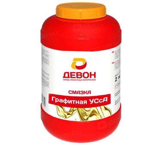 Изображение товара Смазка Devon графитная УСсА, п/банка 2 кг 338661236