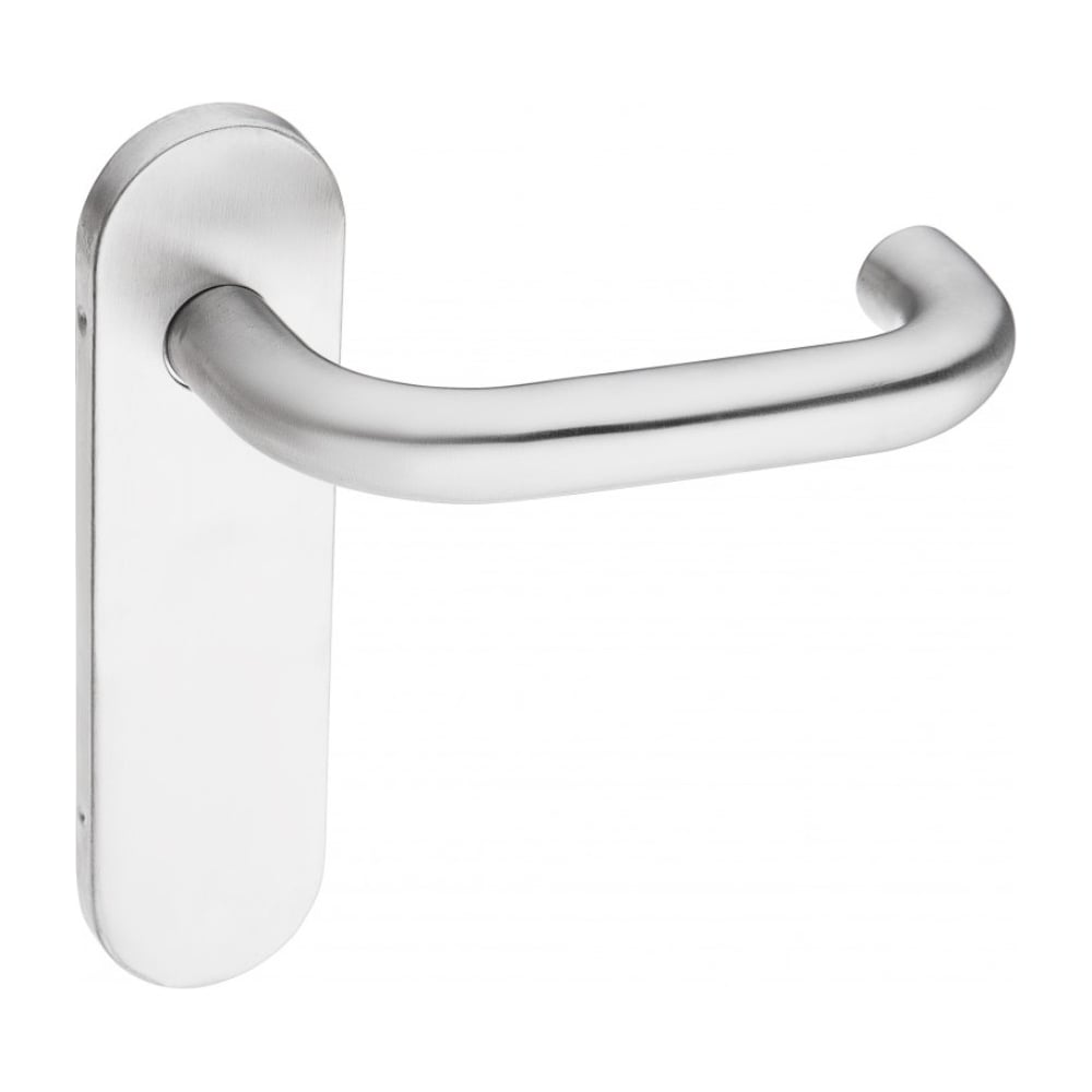 Изображение товара Дверная ручка на планке PALIDORE u2203/9-9/inox без отверстия под цилиндр, нержавеющая сталь