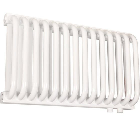 Изображение товара Радиатор ROMMER rst 2030/14 стальной 2 трубчатый, нижнее правое подключение, белый (в комплекте 4 кронштейна) rst-203014-020 RG0091E42FFPN0