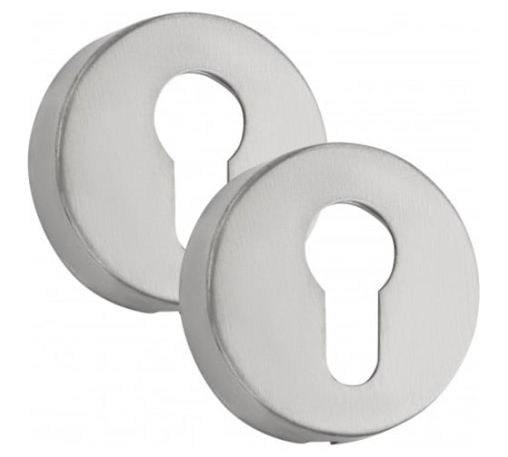 Изображение товара Круглая накладка под цилиндр PALIDORE inox, комплект 2 шт., стяжные винты 98761206