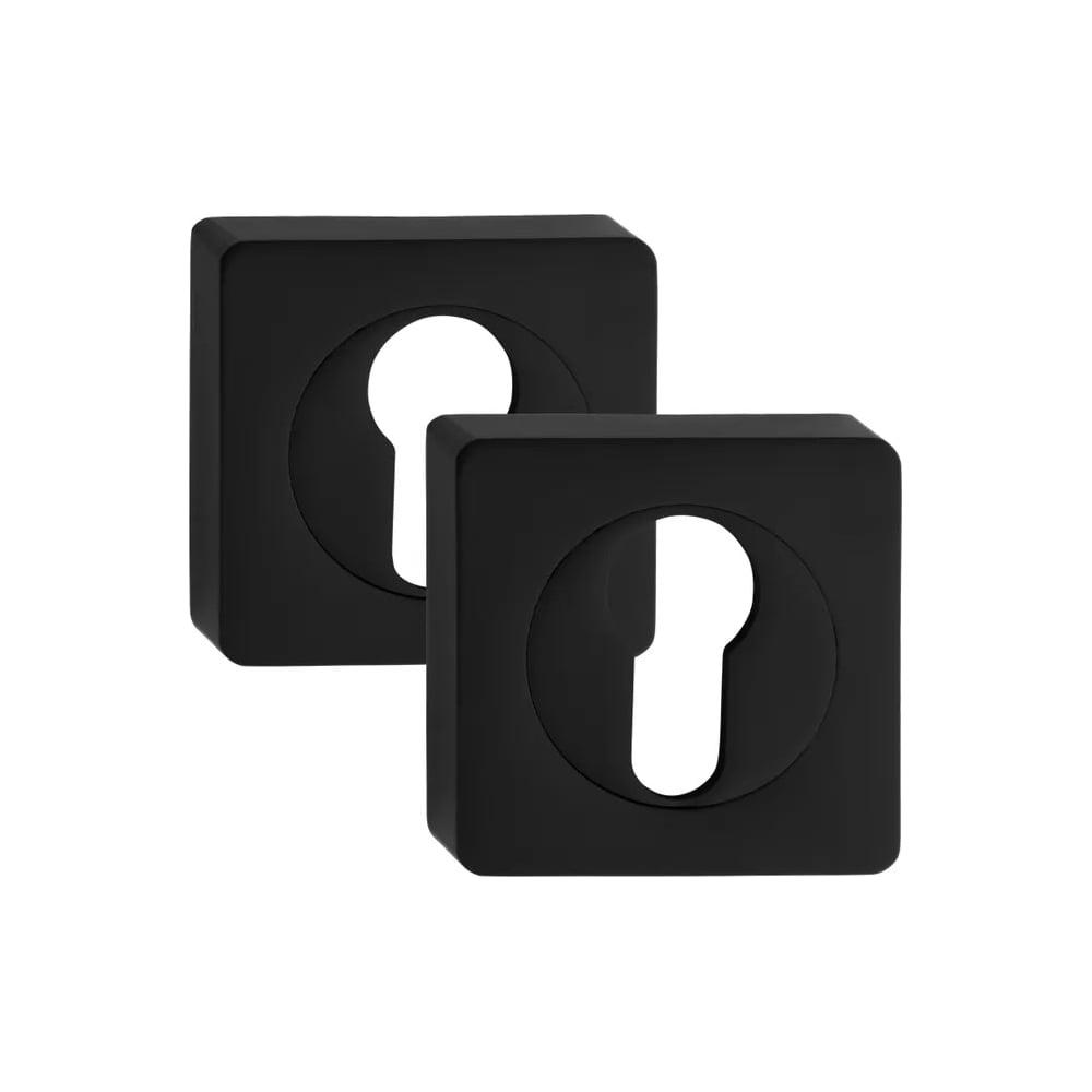 Изображение товара Ключевая накладка PALIDORE cls r black металлическая для евроцилиндра