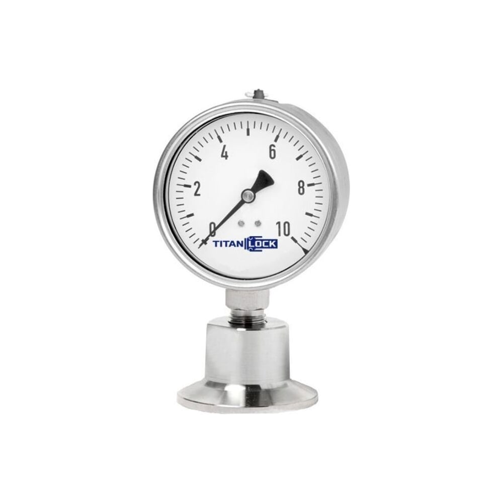 Изображение товара Нержавеющий манометр с мембранным разделителем TITAN LOCK10/0.2 Бар Clamp DN50