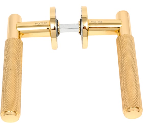 Изображение товара Дверные ручки алюминиевые, золото Vantage V35PB SL