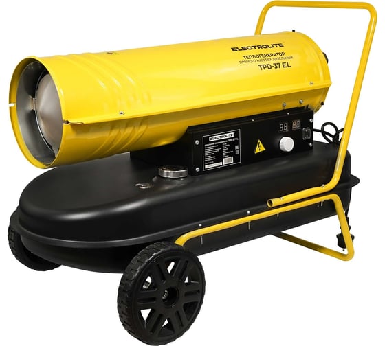 Изображение товара Дизельная тепловая пушка Electrolite TPD-37 EL (37000 Вт, 750 м3/час, 220 В, 2.8 л/час, Термостат) 5062