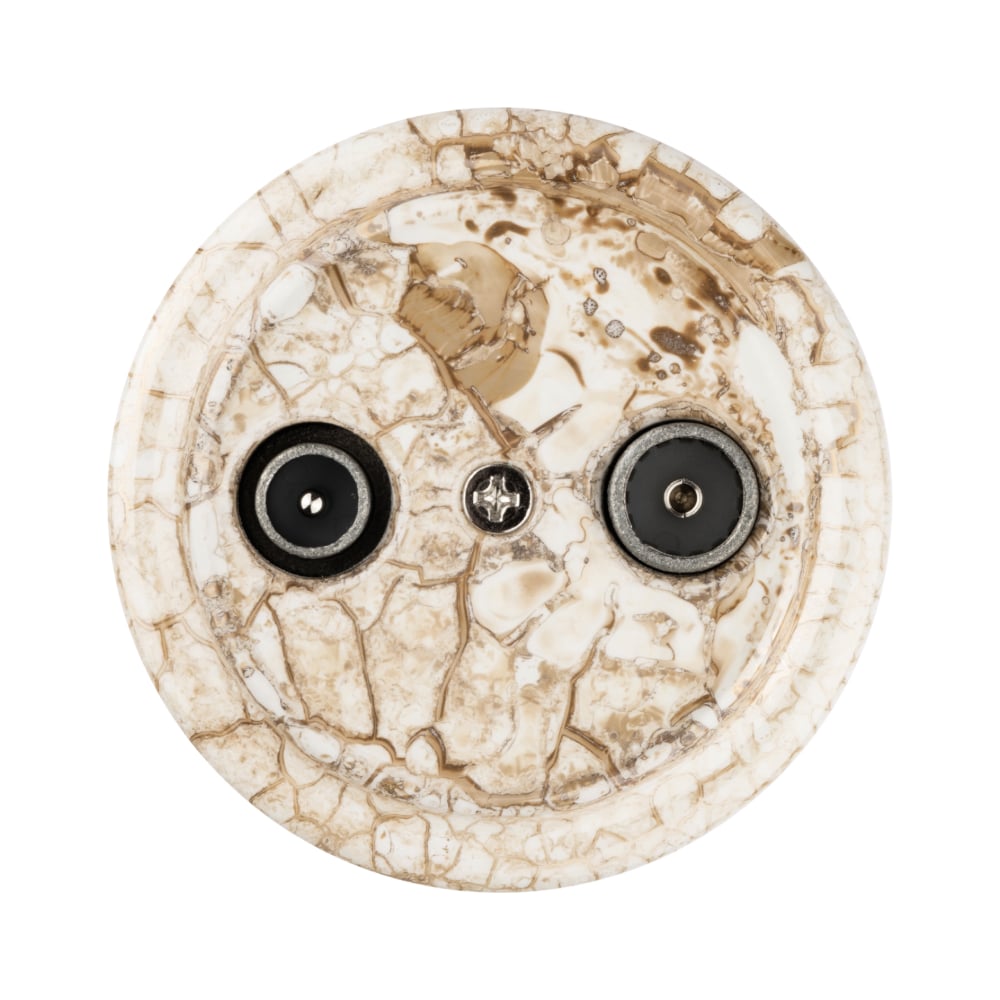 Изображение товара Проходная розетка TV+R TDM ELECTRIC мраморная «Болонь» SQ1820-0156