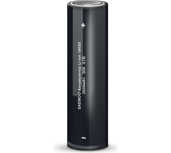 Изображение товара Аккумулятор DAEWOO 18650 3.7В Li-Ion 2500мА.ч 20А 5043411