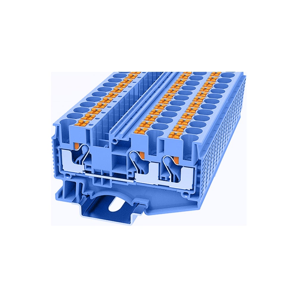 Изображение товара Клемма на дин-рейку Degson 6 кв мм push-in синий 50 штук DS6-01P-12-00Z(H)