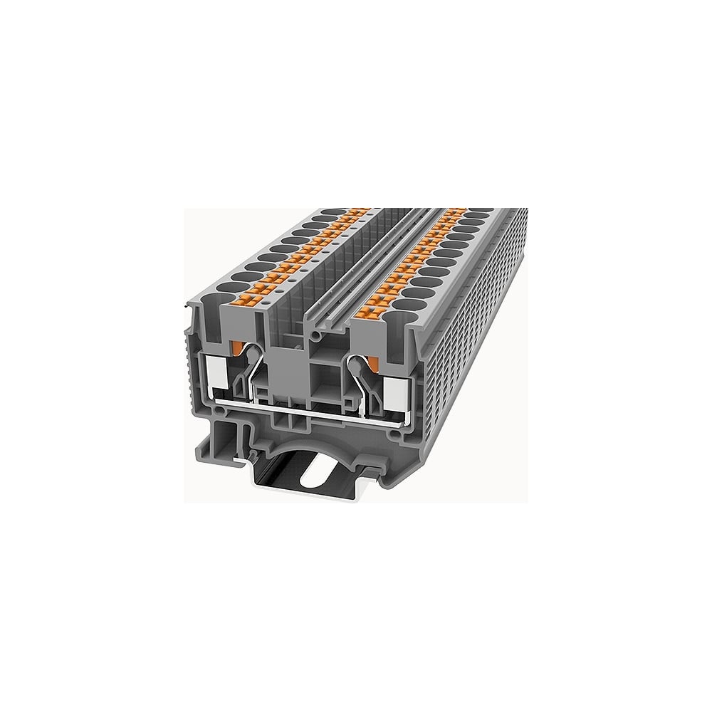 Изображение товара Клемма Degson на дин-рейку DS6-01P-11-00Z(H), серый, 2-проводная, 50 шт