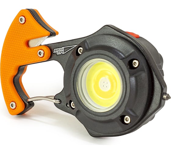 Изображение товара Фонарь-мультитул ЯРКИЙ ЛУЧ KM-143 Муравей COB-брелок max400лм +red, 2 биты, акк.400mAh 4606400106708