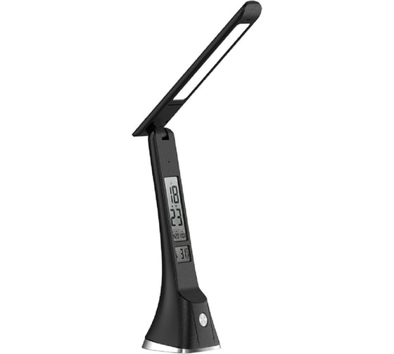 Изображение товара Настольный светильник Ultraflash UF-821 C02 черный (Led, 7Вт, дисплей, смена цвет.темп, кожа) 15179
