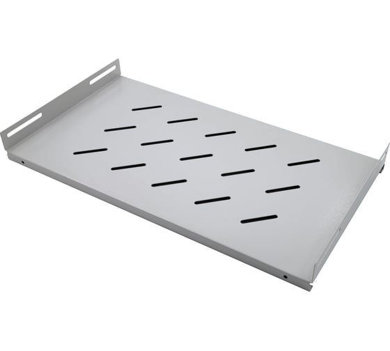 Изображение товара Стационарная полка 5Bites для сетевого шкафа d=450 / 490x270x1u / 19" / grey CS201-450G