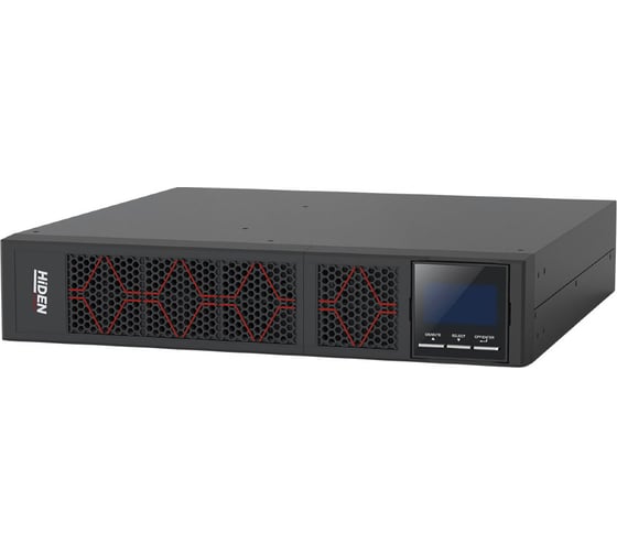 Изображение товара ИБП Hiden 3000ВА/2700Вт Rackmount 2U 8 IEC C13 и 1xIEC C19, USB, RS232, SNMP слот ULPS3000RM 3000ВА/2700Вт