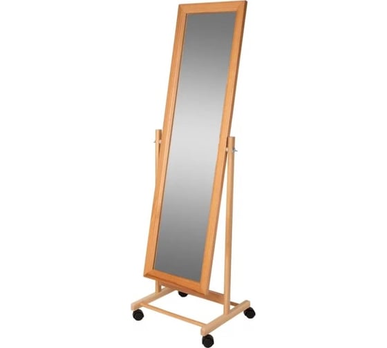 Изображение товара Напольное зеркало Мебелик BeautyStyle 27 светло-коричневый 135 см х 42,5 см 8676