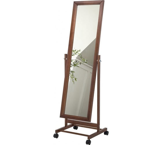 Изображение товара Напольное зеркало Мебелик BeautyStyle 27 средне-коричневый 135 см х 42,5 см 8679