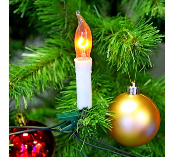 Изображение товара Электрогирлянда SHLights Мерцающие свечи, внутреняя, 16 ламп, IE12-04016