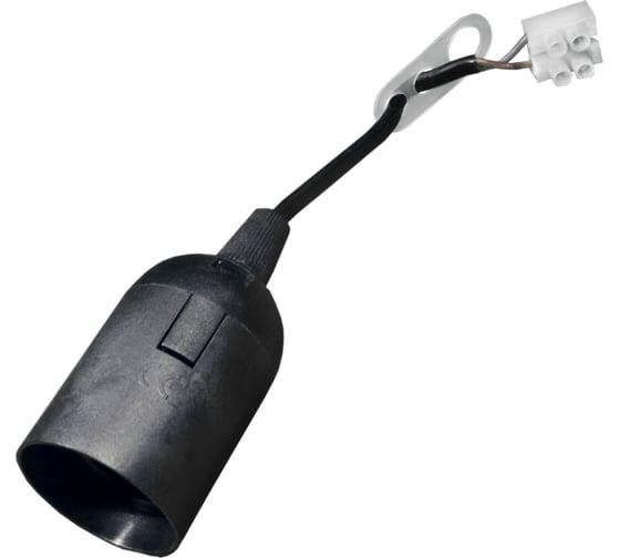 Изображение товара Патрон ООО "ОПТИКОМ ЭЛЕКТРИК" е27 на подвесе с клеммой 3428.0527